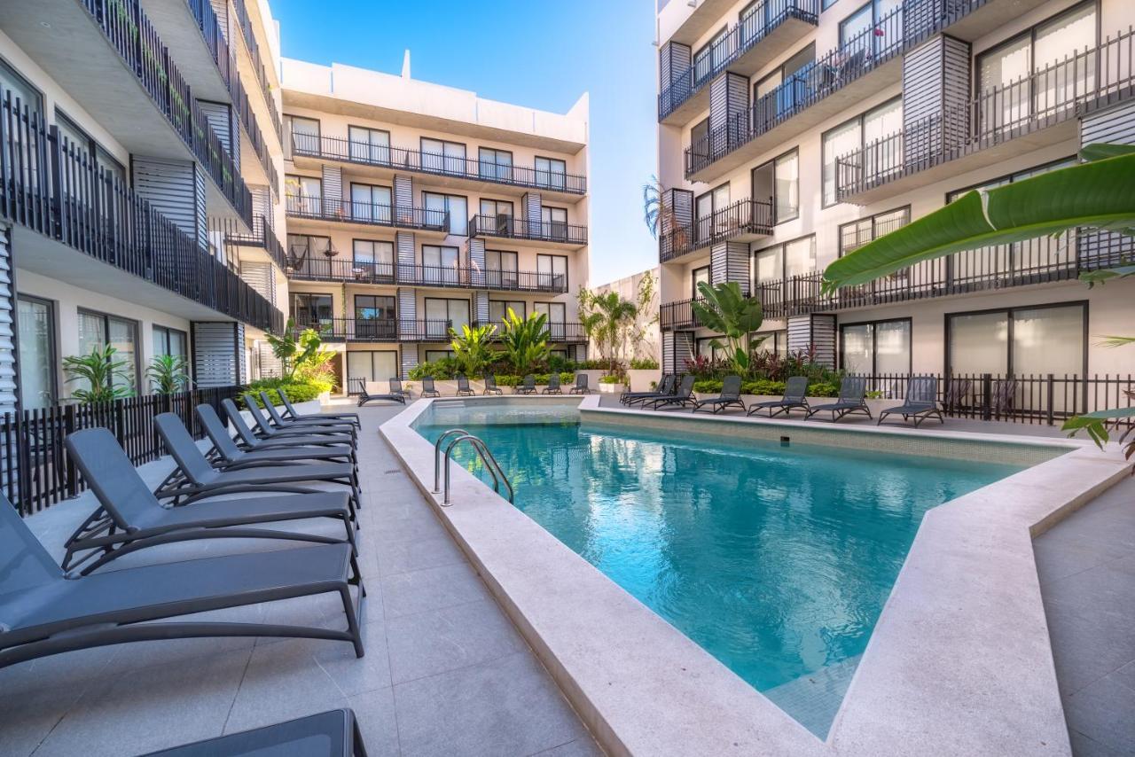 Fancy 3 Bedroom In Downtown Playa Rooftop Pool Gym Appartamento Playa del Carmen